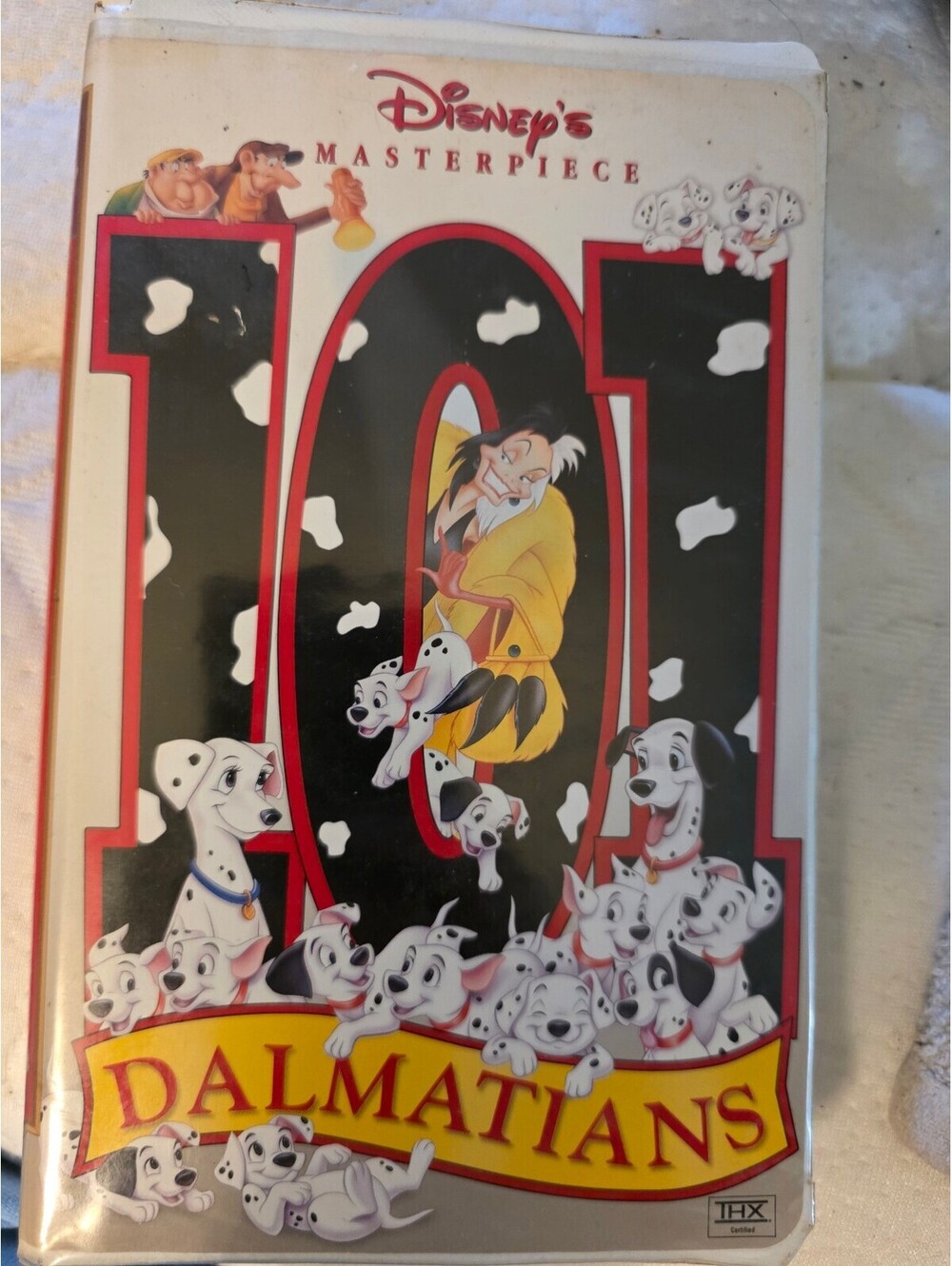 Disney's 101 Dalmatians VHS Tape Masterpiece Edition